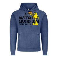 Vintage Denim mellow mushroom Vintage Hoodie - linhVisuals