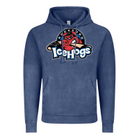 Vintage Denim Ice-Hogs Vintage Hoodie - linhVisuals