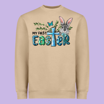 My First Easter Bunny Boy Heavyweight Sweatshirt Designed By Ranaportraitstore