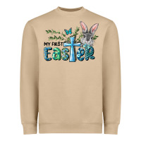 Mushroom My First Easter Bunny Boy Heavyweight Sweatshirt - RanaPortraitStore