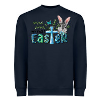 Navy My First Easter Bunny Boy Heavyweight Sweatshirt - RanaPortraitStore