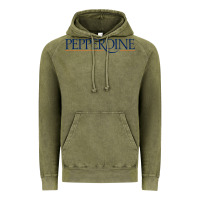 Vintage Olive Pepperdine University Vintage Hoodie - linhVisuals