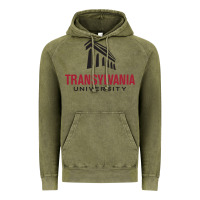 Vintage Olive transylvania university Vintage Hoodie - linhVisuals