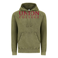 Vintage Olive union college Vintage Hoodie - linhVisuals