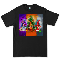 Black halloween gnomes Premium Tee - FaDigitalArtStudio
