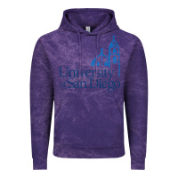 Cloud Purple University of San Diego Vintage Hoodie - linhVisuals