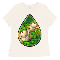 Bone st.patrick's teardrop earrings Ladies Tee - FaDigitalArtStudio