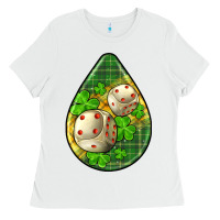 St.patrick's Teardrop Earrings Ladies Tee | Teevron