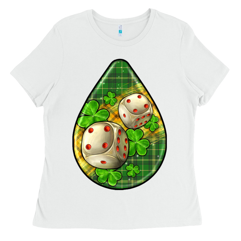 St.patrick's Teardrop Earrings Ladies Tee by FaDigitalArtStudio | Teevron