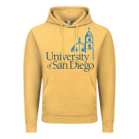 Vintage Mustard University of San Diego Vintage Hoodie - linhVisuals