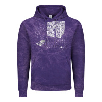 Cloud Purple qr code cube we are the borg Vintage Hoodie - linhVisuals