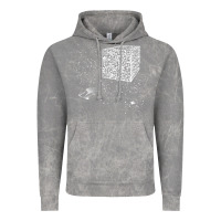 Cloud Rock qr code cube we are the borg Vintage Hoodie - linhVisuals