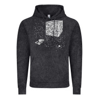 Vintage Black qr code cube we are the borg Vintage Hoodie - linhVisuals