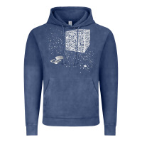 Qr Code Cube We Are The Borg Vintage Hoodie | Teevron