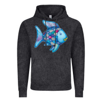 Vintage Black rainbow fish Vintage Hoodie - linhVisuals