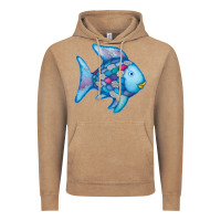 Vintage Coffee rainbow fish Vintage Hoodie - linhVisuals