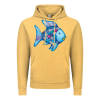 Vintage Mustard rainbow fish Vintage Hoodie - linhVisuals