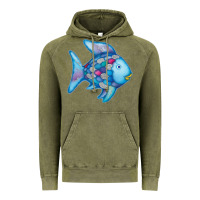 Vintage Olive rainbow fish Vintage Hoodie - linhVisuals