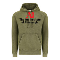Vintage Olive Art Institute of Pittsburgh Vintage Hoodie - linhVisuals