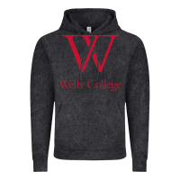 Vintage Black wells college Vintage Hoodie - linhVisuals