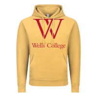 Vintage Mustard wells college Vintage Hoodie - linhVisuals