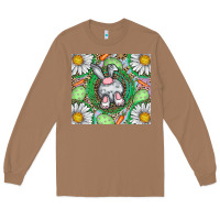 Toasted Coconut Easter Bunny Long Sleeve Tee - CowhideDigitalArt