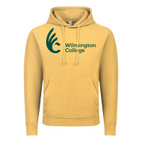 Vintage Mustard wilmington college Vintage Hoodie - linhVisuals