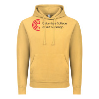 Vintage Mustard columbus college of art and design Vintage Hoodie - linhVisuals