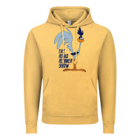Vintage Mustard The Road Runner Show Vintage Hoodie - linhVisuals