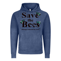 Vintage Denim save the bees   tyler the creator Vintage Hoodie - linhVisuals