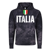 Cloud Black italia soccer jersey Vintage Hoodie - linhVisuals
