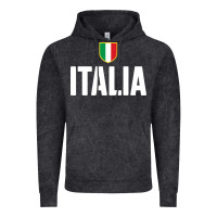 Vintage Black italia soccer jersey Vintage Hoodie - linhVisuals