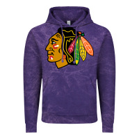 Cloud Purple the  blackhawks Vintage Hoodie - linhVisuals