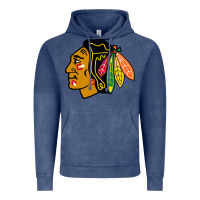 Vintage Denim the  blackhawks Vintage Hoodie - linhVisuals