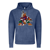 Vintage Denim the  coyotes Vintage Hoodie - linhVisuals