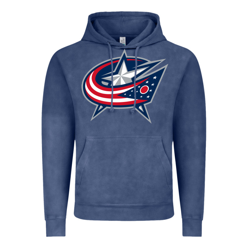The  Blue Jackets Vintage Hoodie by linhVisuals | Teevron