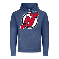 Vintage Denim the NJ devils Vintage Hoodie - linhVisuals