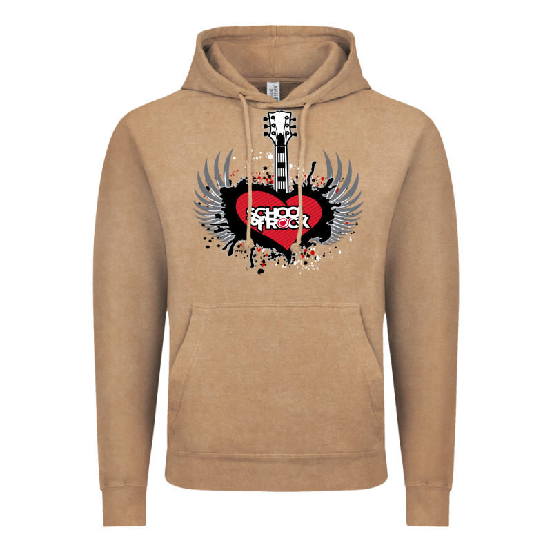 The School Of Rock New Vector Vintage Hoodie by linhVisuals | Teevron