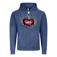 Vintage Denim the school of rock new vector Vintage Hoodie - linhVisuals