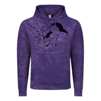 Cloud Purple cyndaquil Vintage Hoodie - linhVisuals