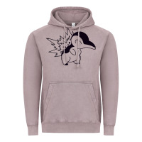 Vintage Zinc cyndaquil Vintage Hoodie - linhVisuals