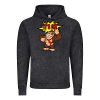 Vintage Black donkey kong Vintage Hoodie - linhVisuals