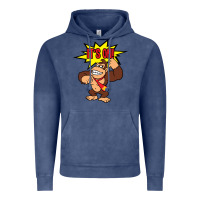 Vintage Denim donkey kong Vintage Hoodie - linhVisuals