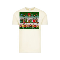 Vintage Arctic Christmas Believe Vintage Tee - BundleAndBundleShop