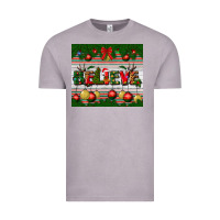 Vintage Zinc Christmas Believe Vintage Tee - BundleAndBundleShop