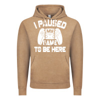 Vintage Coffee i paused my game to be here Vintage Hoodie - linhVisuals