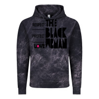 Cloud Black respect protect love the black woman Vintage Hoodie - linhVisuals