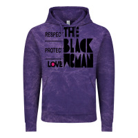 Cloud Purple respect protect love the black woman Vintage Hoodie - linhVisuals