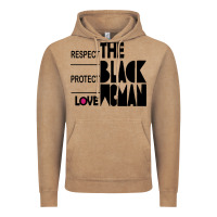 Vintage Coffee respect protect love the black woman Vintage Hoodie - linhVisuals