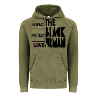 Vintage Olive respect protect love the black woman Vintage Hoodie - linhVisuals